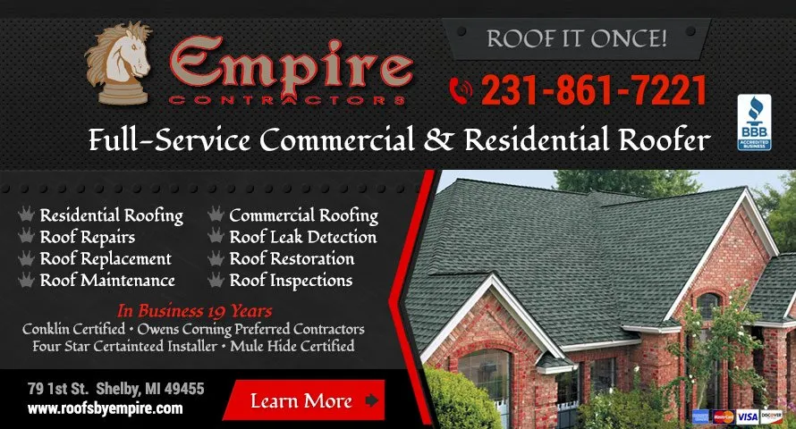 Expert roof inspection in Shelby, MI - Empire Contractors