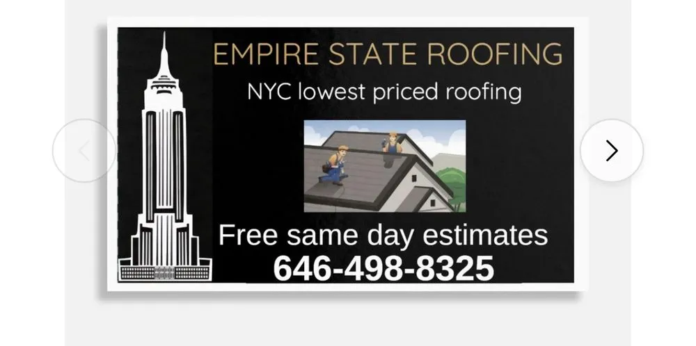 Slide of Empire State Roofing