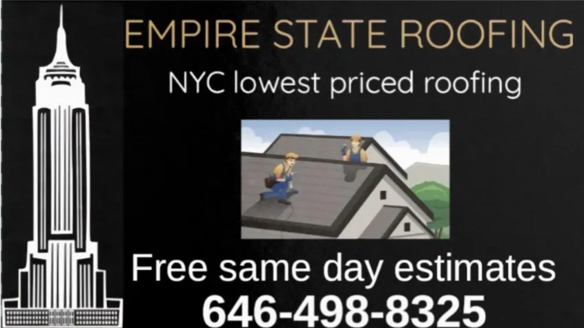 Slide of Empire State Roofing