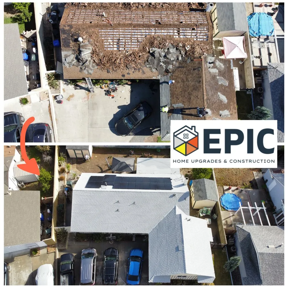 Slide of Epic Roof Replacement