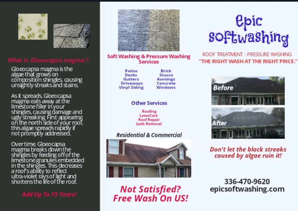 Slide of Epic Softwashing