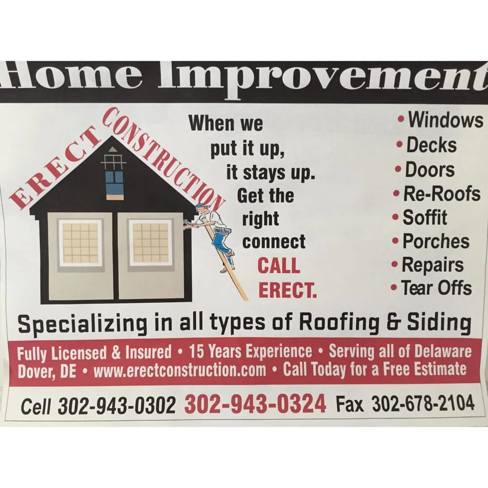 Slide of Erect Construction