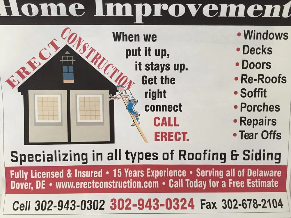 Slide of Erect Construction