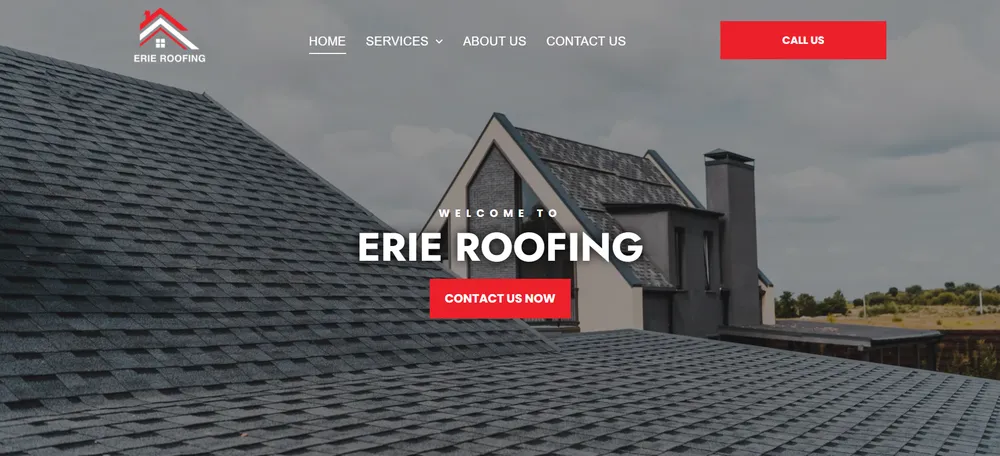 Slide of Erie Roofing