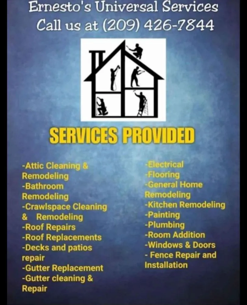 Slide of Ernestos Universal Services