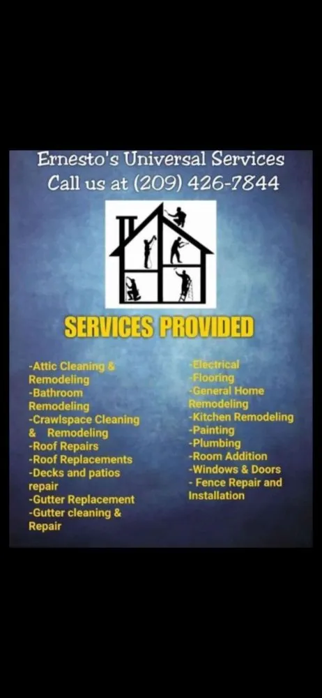 Slide of Ernestos Universal Services