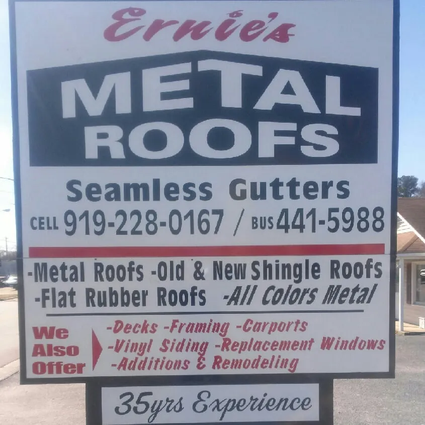 Slide of Ernie's Metal Roofs and Seamless Gutters
