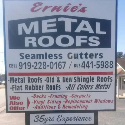 Ernie's Metal Roofs and Seamless Gutters