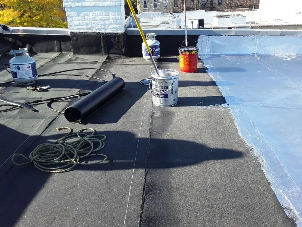 Slide of Esposito and sons seamless gutters