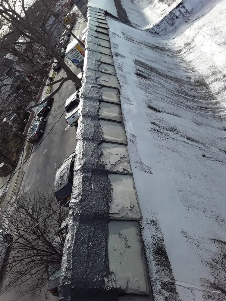 Slide of Esposito and sons seamless gutters