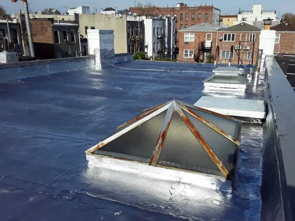 Slide of Esposito and sons seamless gutters