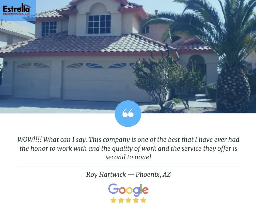 Slide of Estrella Roofing