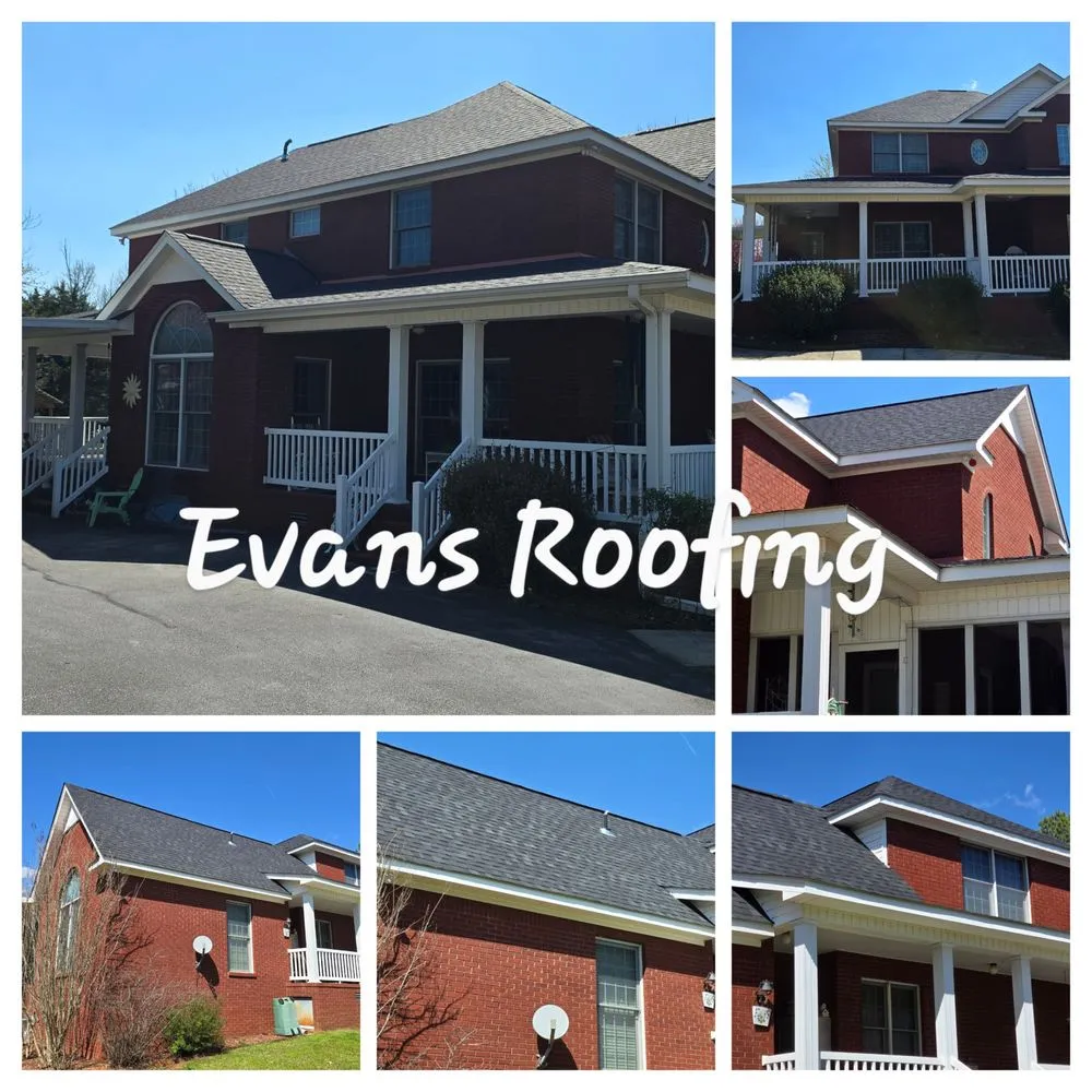 Slide of Evans Roofing