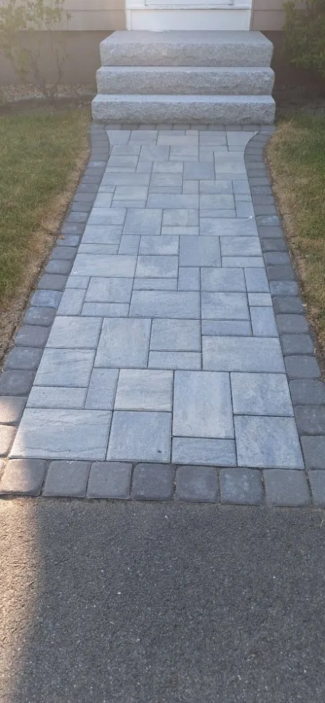 Slide of Evergreen Drives and Masonry