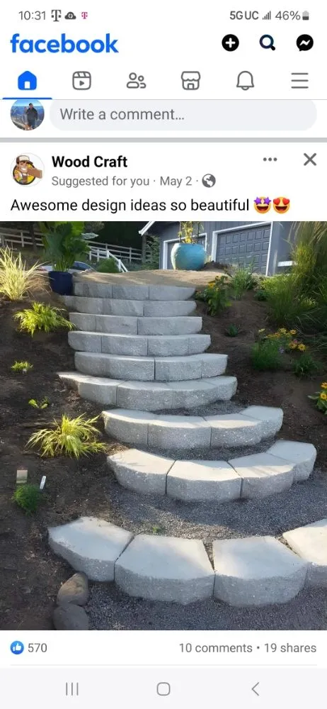 Slide of Evergreen Drives and Masonry