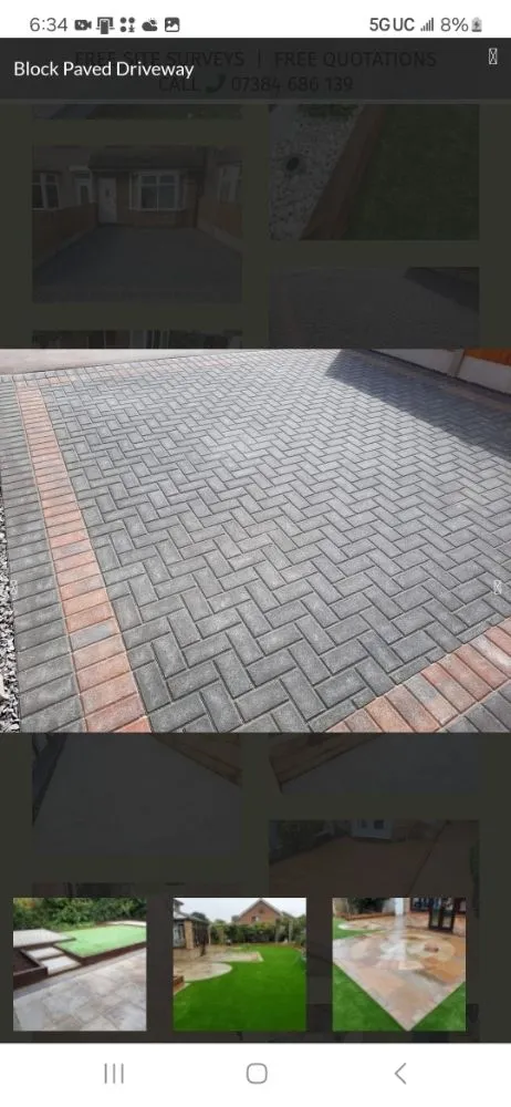 Slide of Evergreen Drives and Masonry