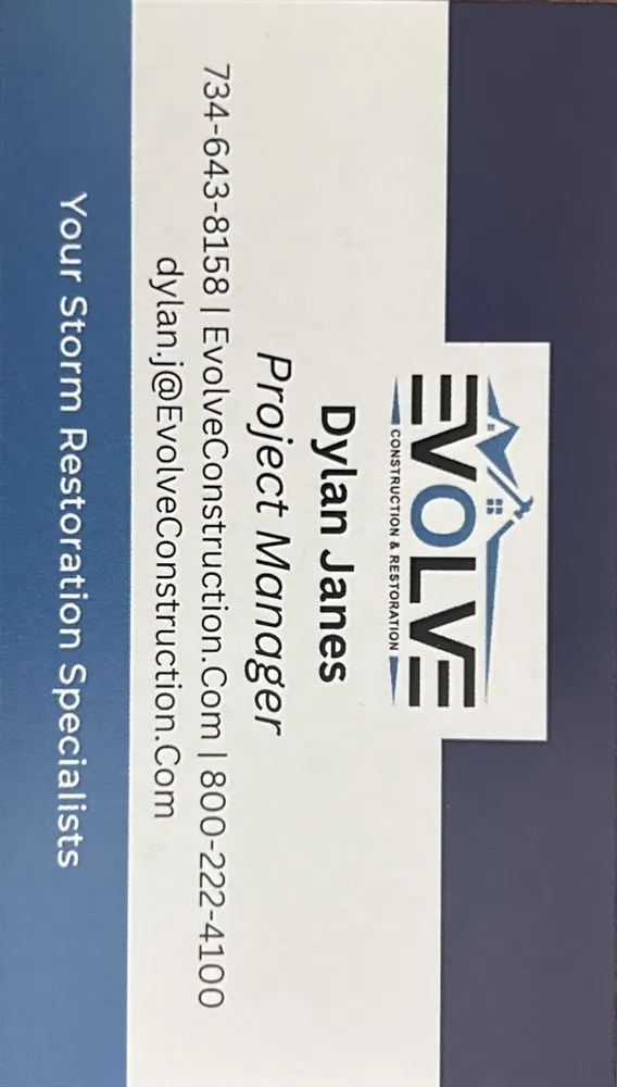 Slide of Evolve Construction