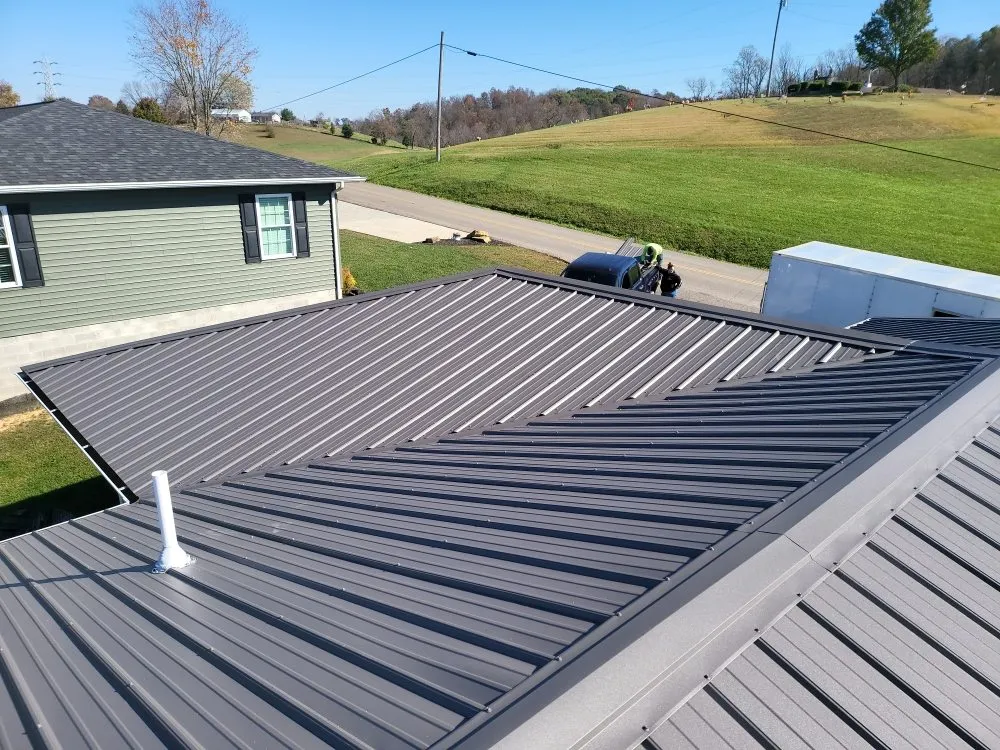 Slide of Ex-Amish Roofing