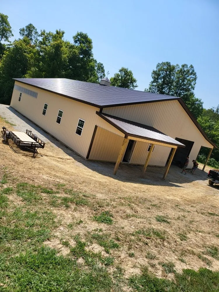 Slide of Ex-Amish Roofing