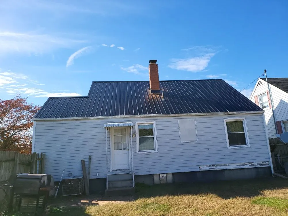Slide of Ex-Amish Roofing