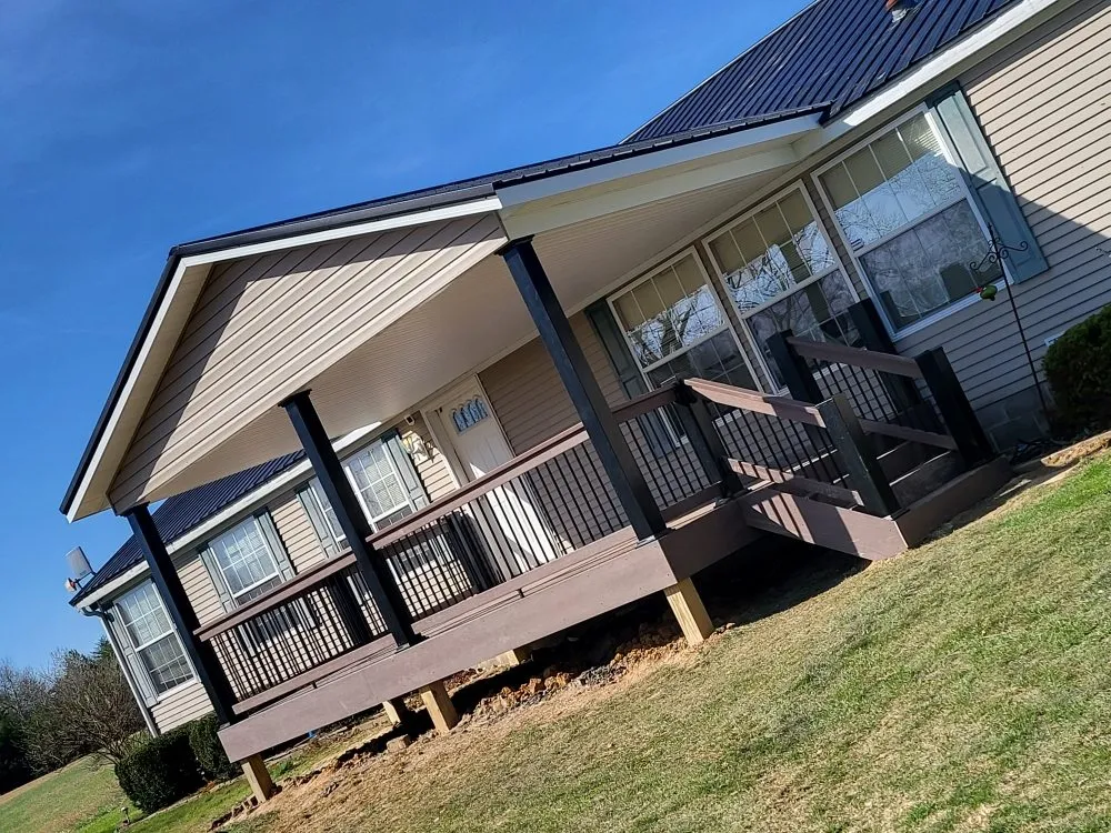 Slide of Ex-Amish Roofing