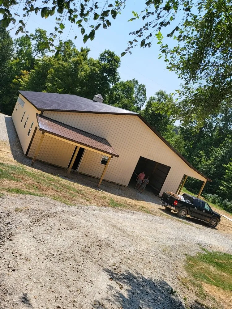 Slide of Ex-Amish Roofing