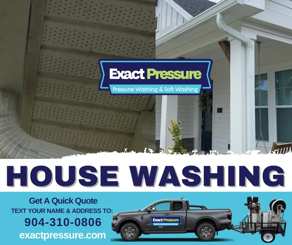 Licensed roof replacement in St. Augustine, FL by Exact Pressure