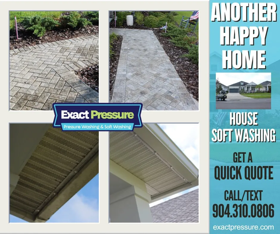 Licensed roof leak repair with free inspection in St. Augustine, FL by Exact Pressure