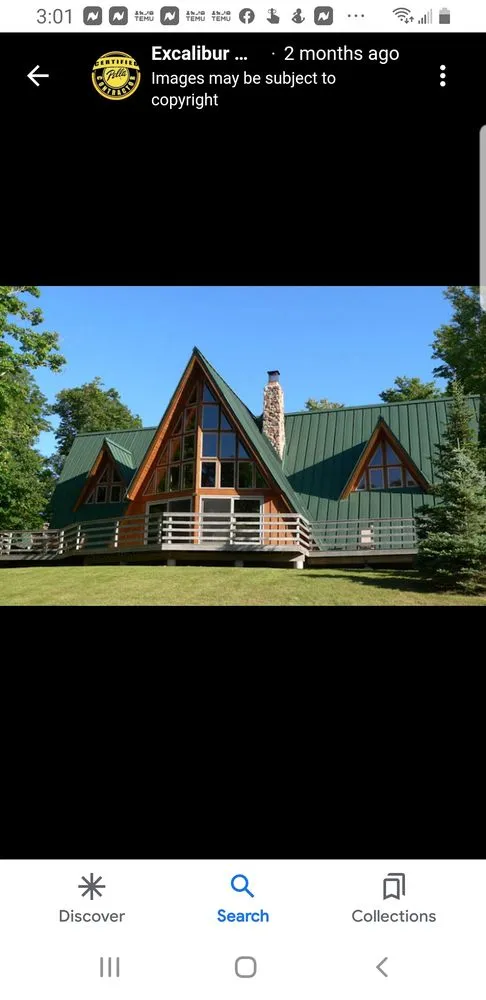 Slide of Excalibur Roof Home & Tree