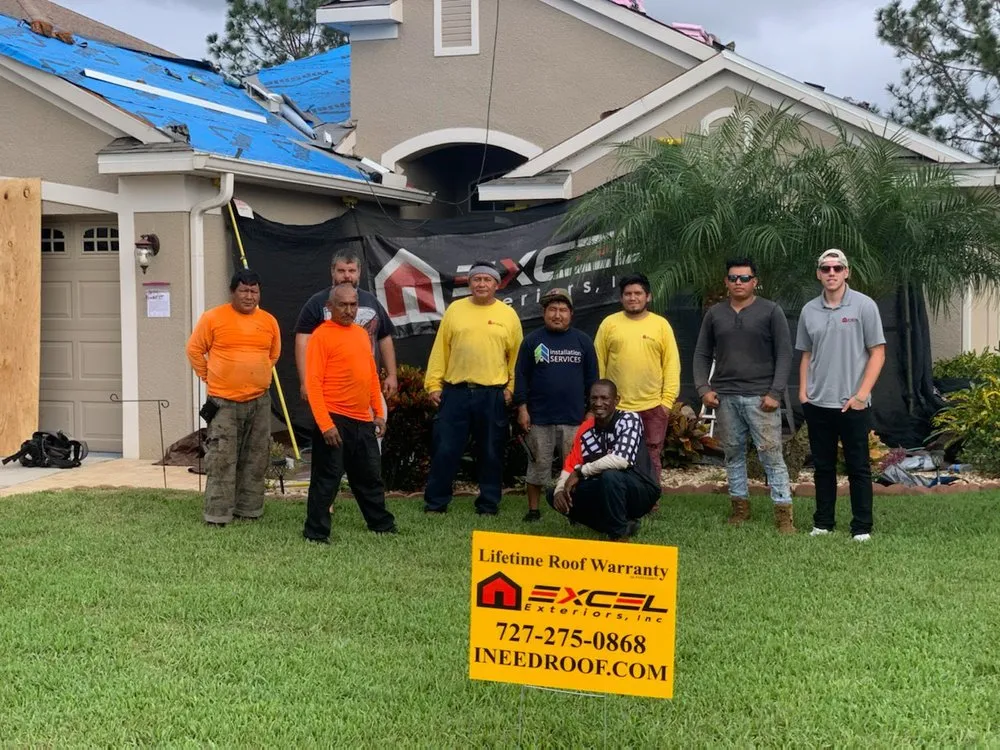 Slide of Excel Exteriors