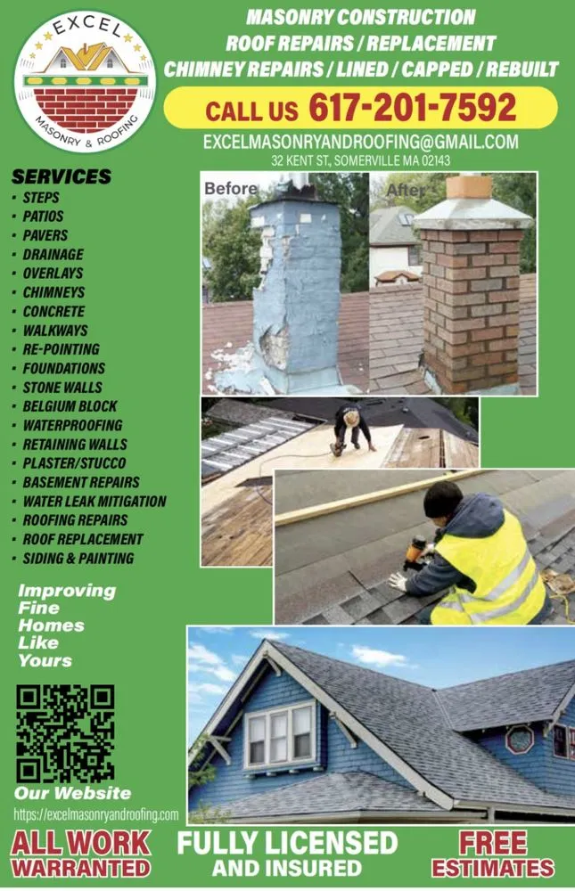 Slide of Excel Masonry & Roofing