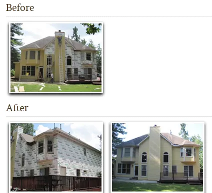 Slide of Excel Restoration and Construction