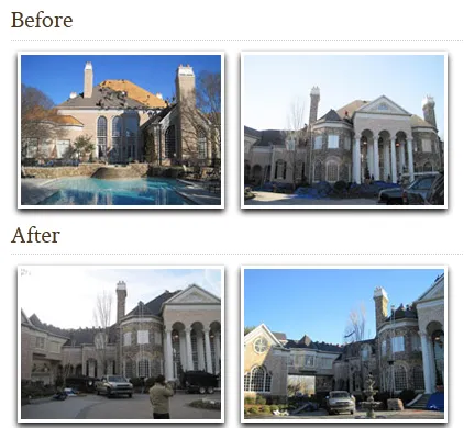Slide of Excel Restoration and Construction