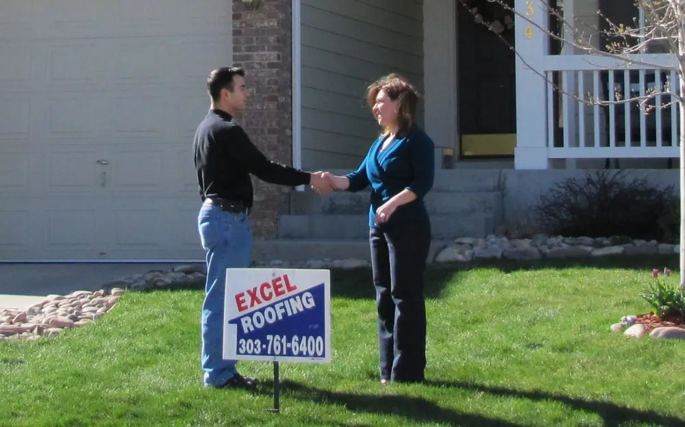 Slide of Excel Roofing