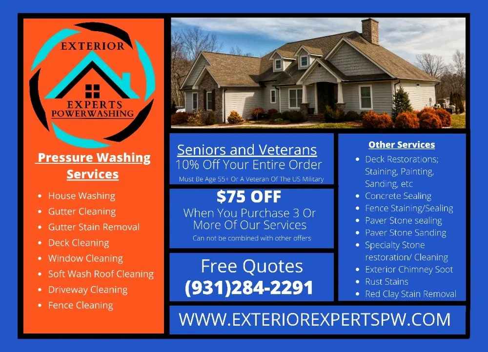 Slide of Exterior Experts Power Washing