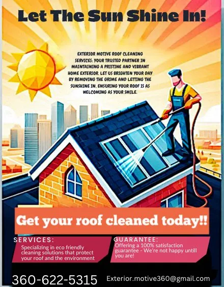 Slide of Exterior Motive Roof Cleaning Services