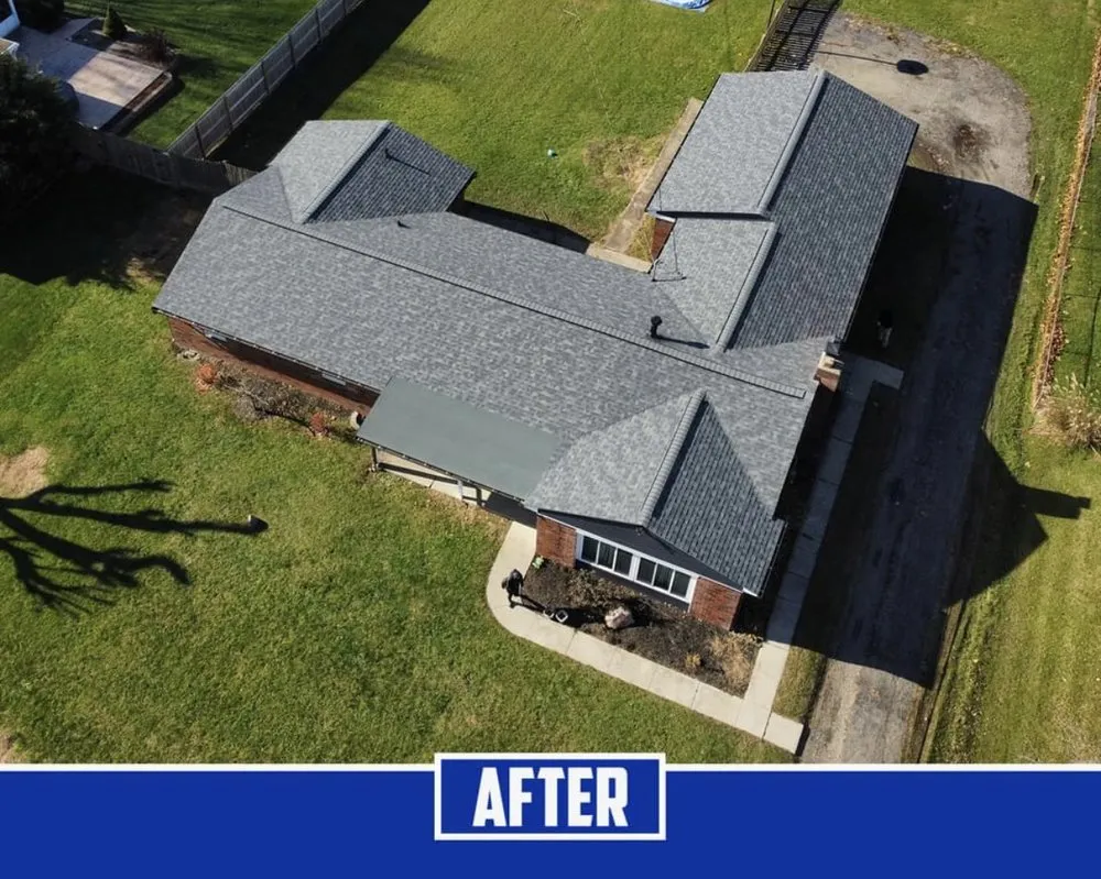 Trusted residential roofing service with free inspection in Gaston, IN by Exterior Pros
