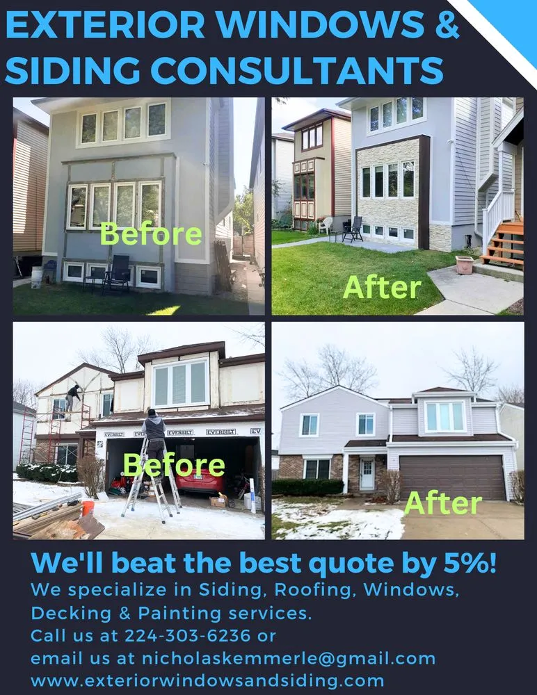 Slide of Exterior Windows and Siding Consultants