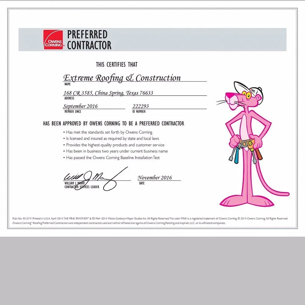 Slide of Extreme Roofing & Construction