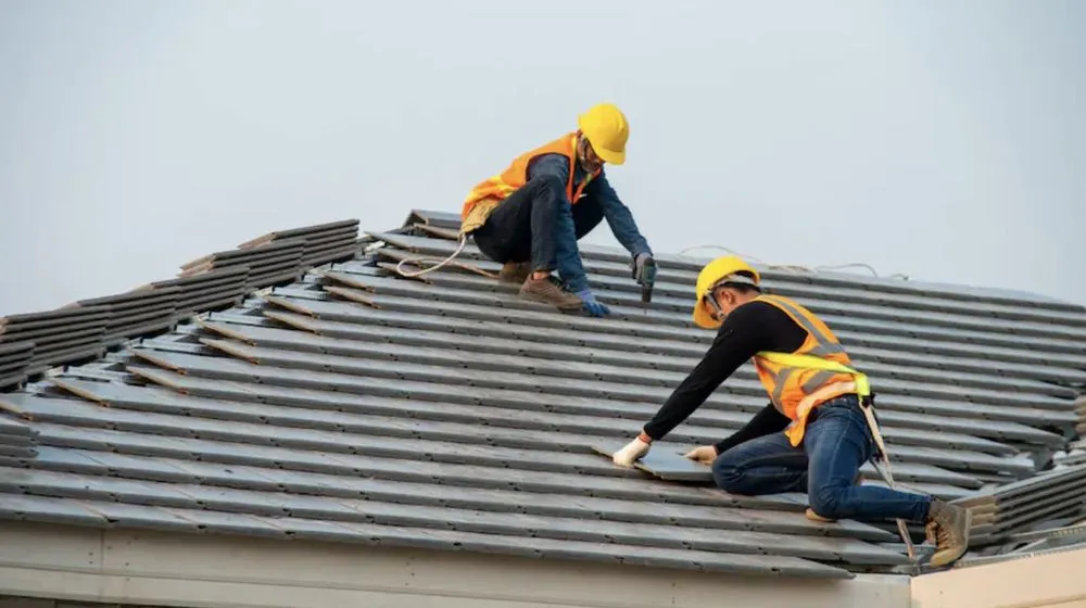 Slide of Exxon Roofing & Seal Coating