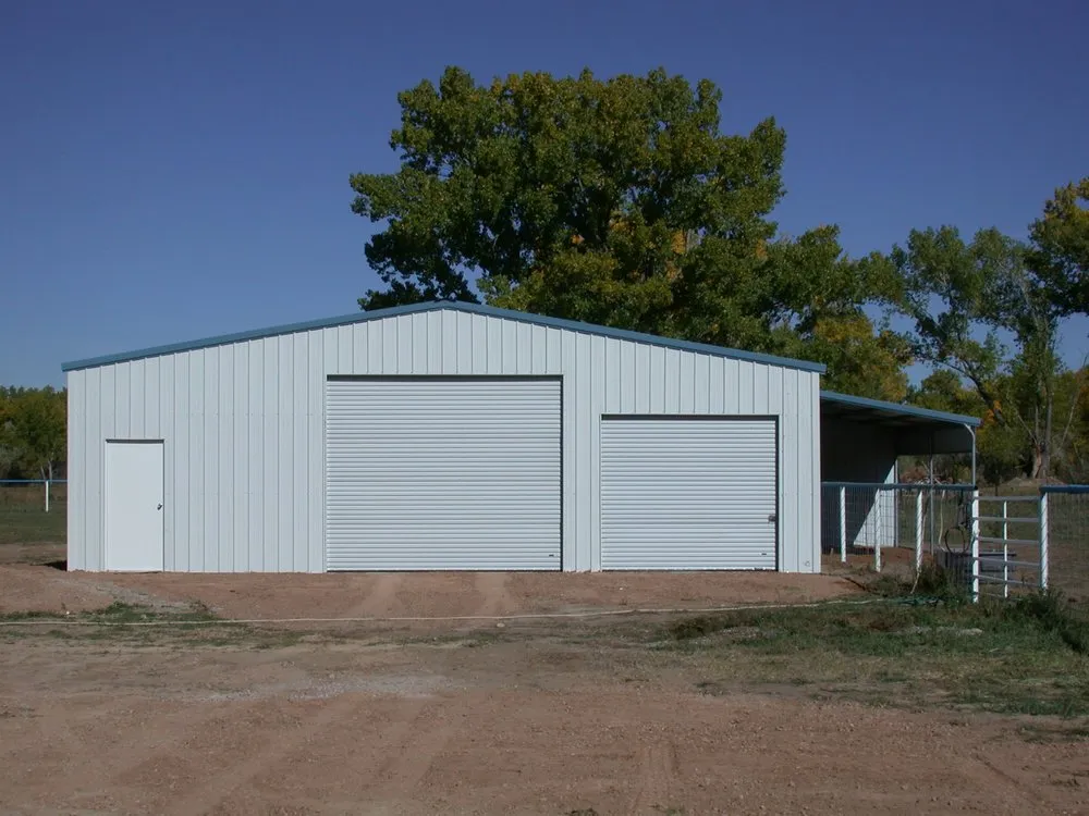Slide of EZ Shade Steel Buildings