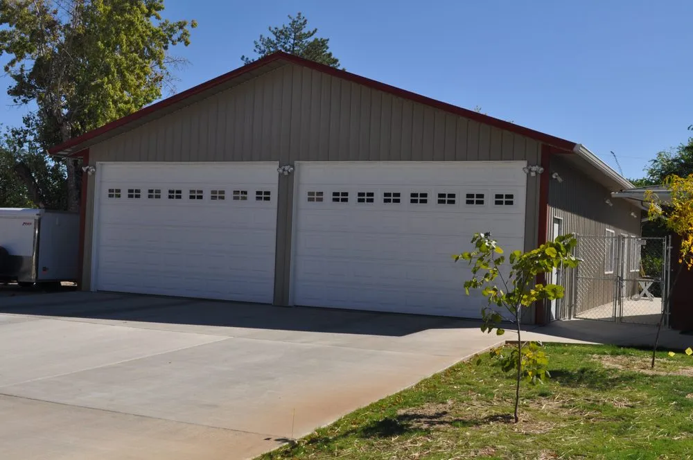 Slide of EZ Shade Steel Buildings