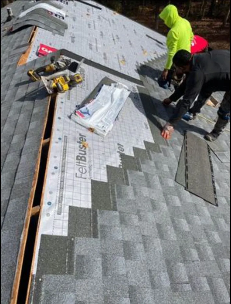 Slide of F and A Roofing