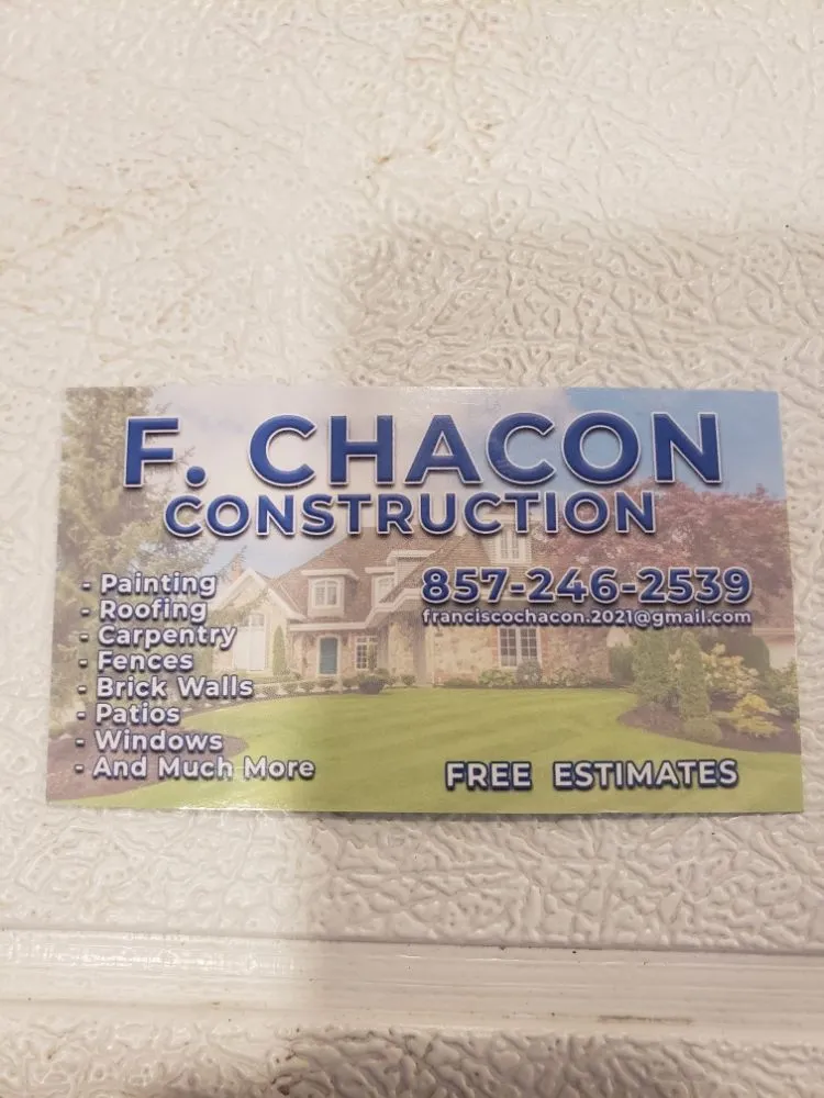 Slide of F Chacon Construction