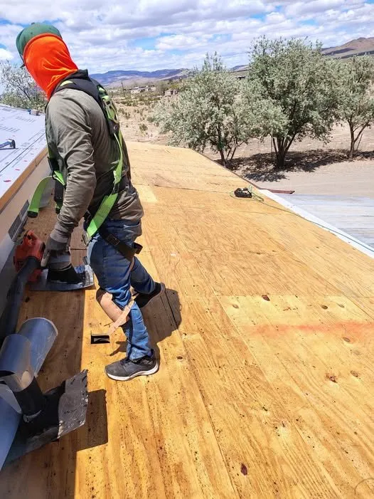 Slide of F E Roofing