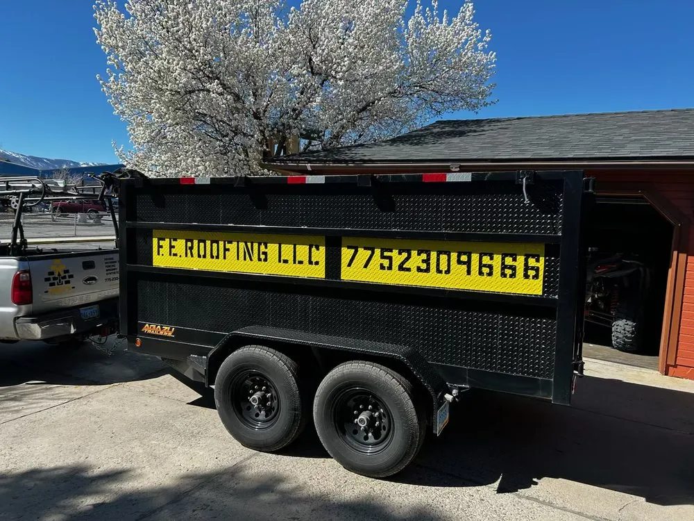 Slide of F E Roofing