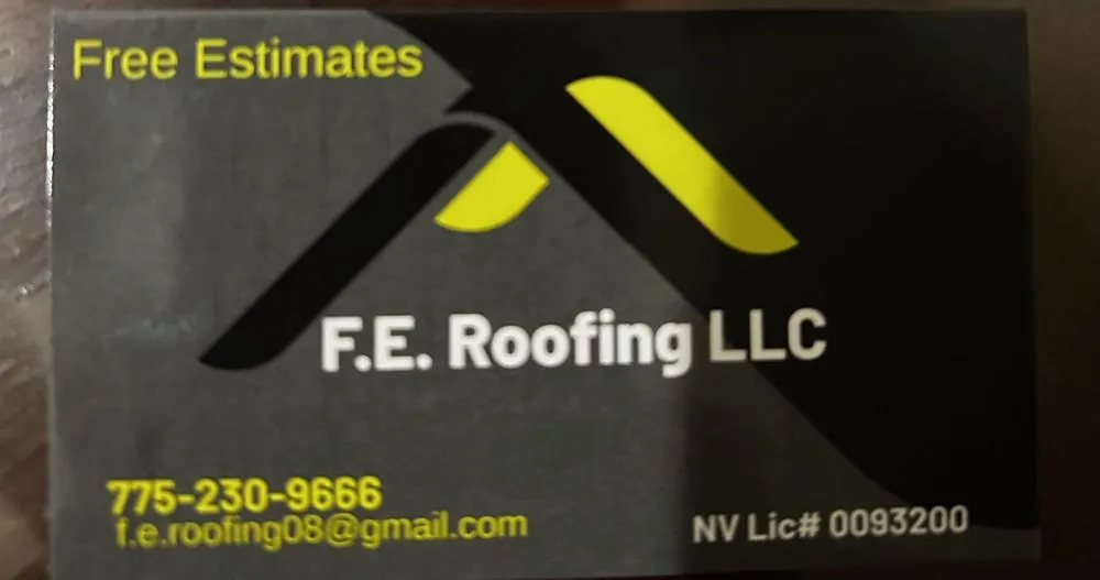 Slide of F E Roofing
