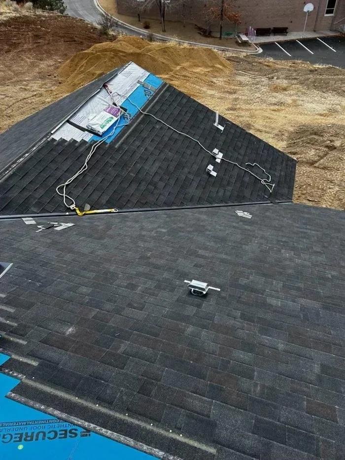 Slide of F E Roofing