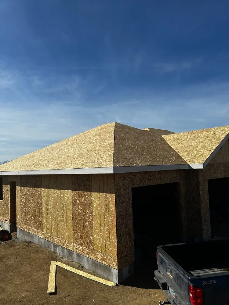 Slide of F E Roofing