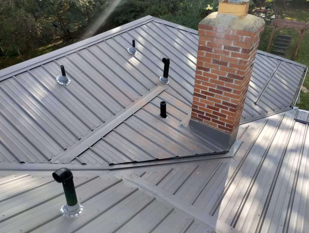 Emergency flat roof repair in Edinburg, PA by Fabish Contracting